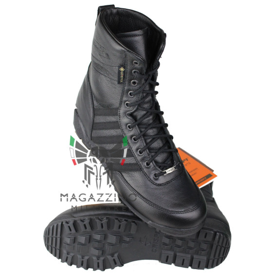 Anfibi militari Esercito Crispi SWAT HTG pelle suola Vibram NERI