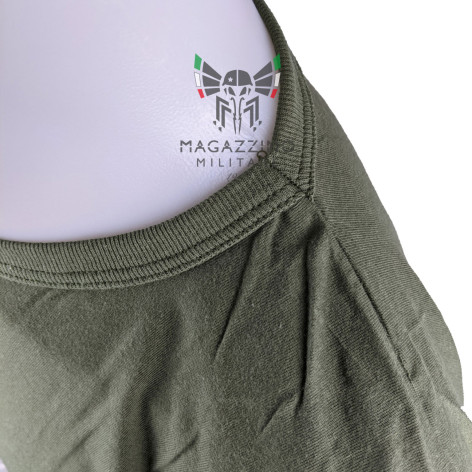 2X Maglietta verde t shirt militare ORIGINALE Esercito Italiano Cotone 100