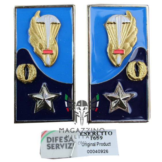 Enamelled metal insignia for shirt Brigade Paratroopers Folgore Administration