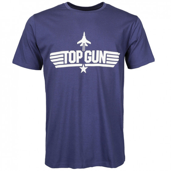 T-Shirt TOP GUN Blu