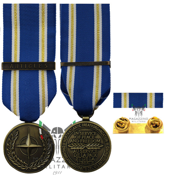 Medaglia e/o nastrino NATO Articolo 5 Operazione Active Endeavour