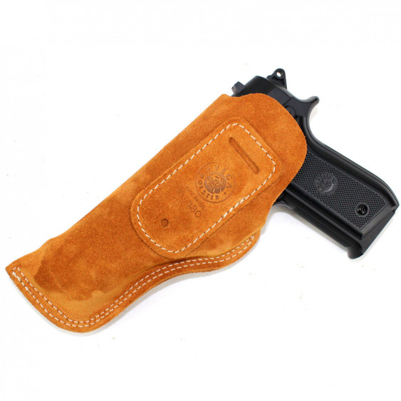 VEGA HOLSTER Fondina cuoio pelle scamosciata molla IB330 per beretta 92 98 serie IB3 occulta