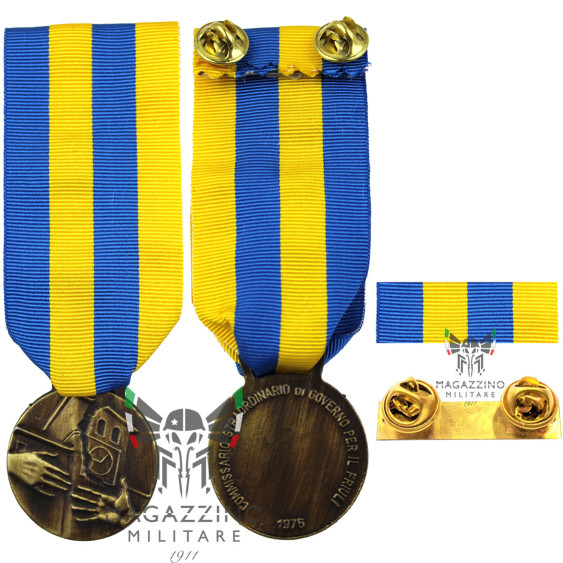 Medal and / or ribbon Earthquake Friuli 1976 Military earthquake