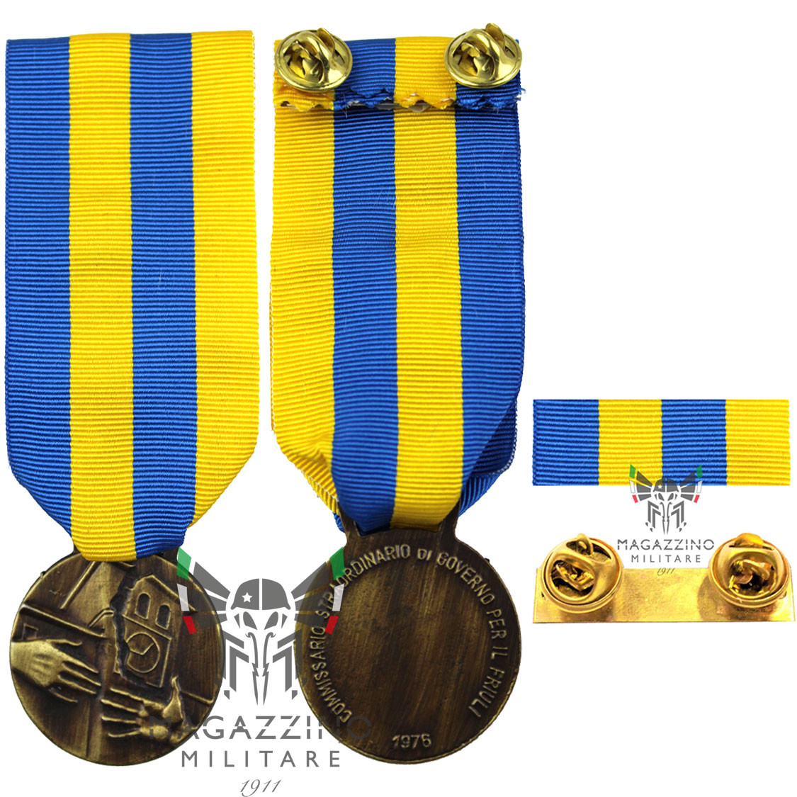 Medal and / or ribbon Earthquake Friuli 1976 Military earthquake
