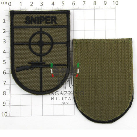 PATCH-TOPPA MILITARE SNIPER CECCHINO RIFLE