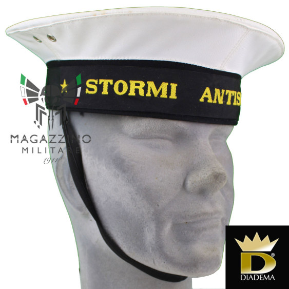 Cappello berretto DIADEMA Originale Marina Militare modello "Pizza"