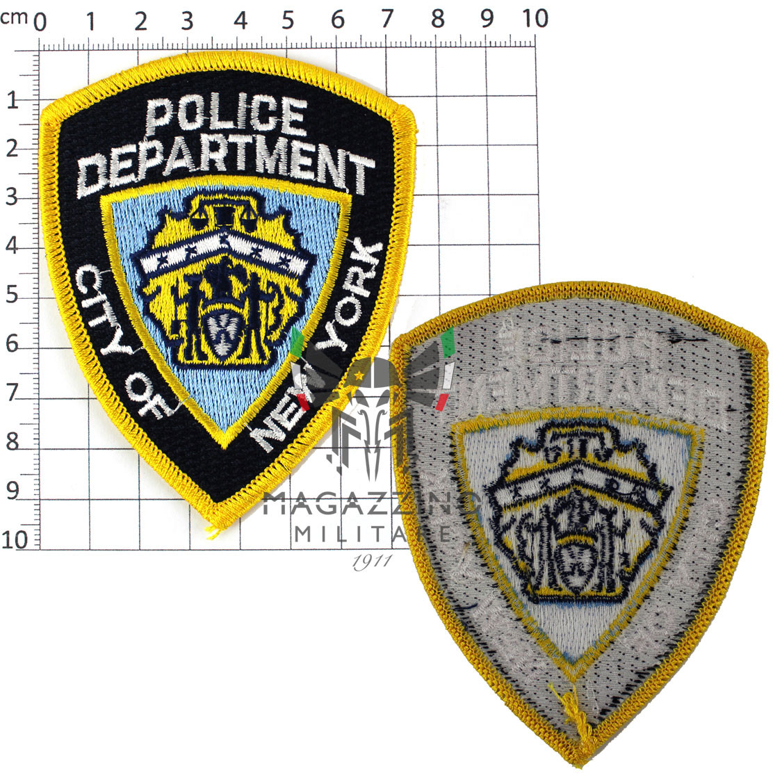 Toppa termoadesiva NYPD POLIZIA NEW YORK POLICE DEPARTMENT ORIGINALE (121)