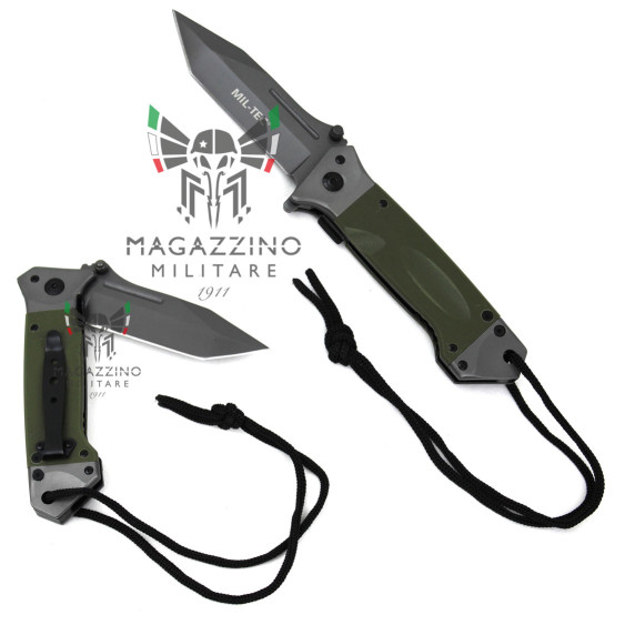 DA35 Rugged Folding Tactical Knife Green