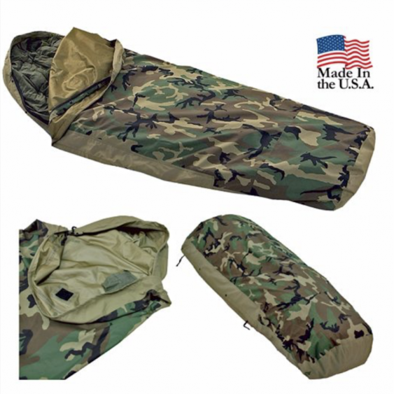 Cover guscio Woodland Camo Militare GORE-TEX PER SACCO A PELO