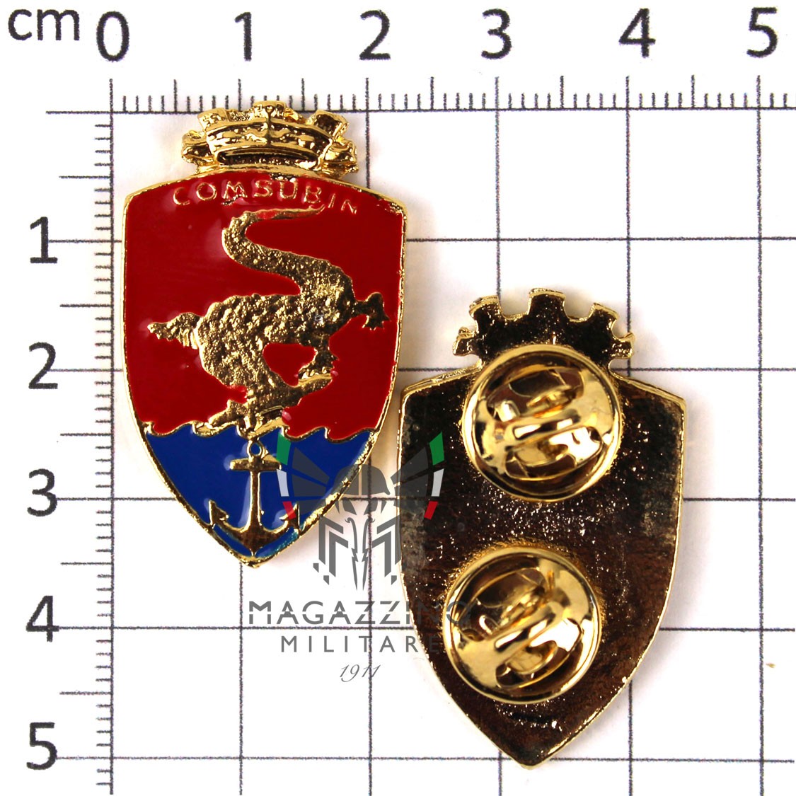 Metal COMSUBIN Submarine Raiders Badge (76)