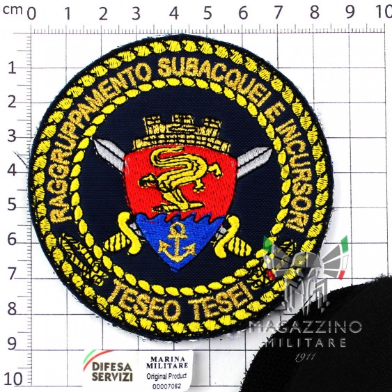 Patch Marina Militare Comando Subacquei e Incursori Teseo Tesei (82)