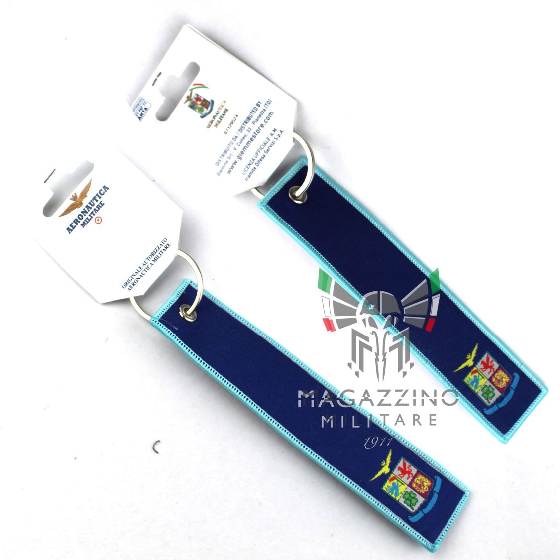Embroidered Italian Air Force Keychain
