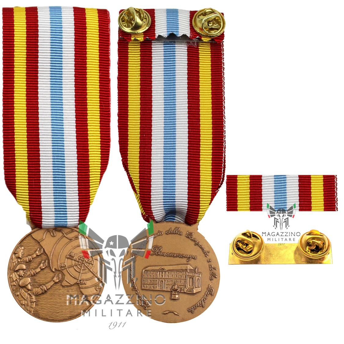 Medal and/or ribbon 1980 Irpinia Campania Basilicata Earthquake Solidarity and Reconstruction