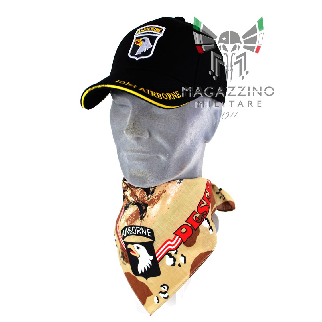 Cappello Airborne 101st Aquila NERO