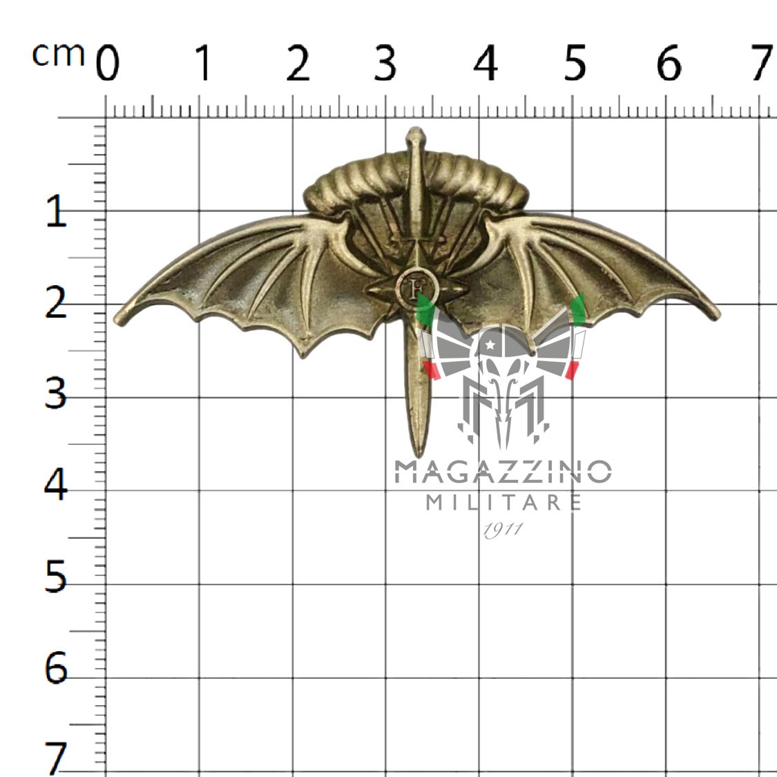 Brevetto Folgore Parà Militare Metallo 185 RRAO Acquisitore Obiettivi (205)