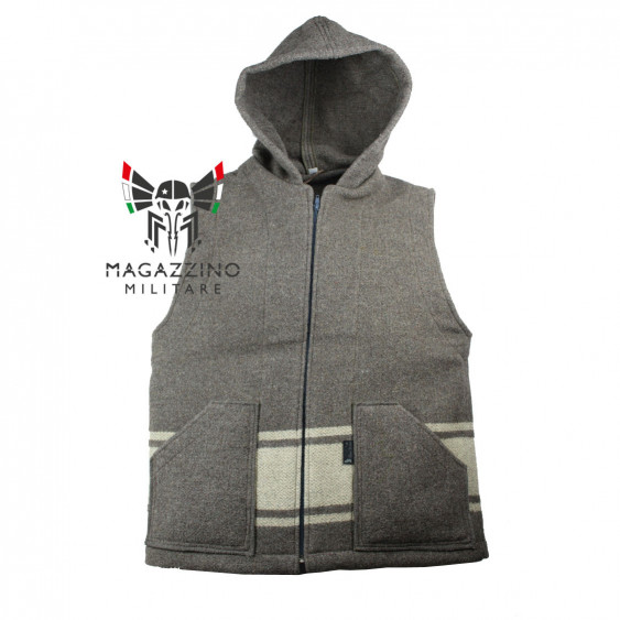 Wool vest from Italian blanket New