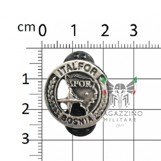 Spilla Pin Metallo Missione ITALFOR BOSNIA SFOR (313)