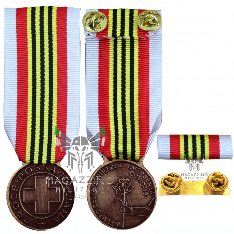 Medaglia e/o nastrino Tempo della Gentilezza Covid Croce Rossa Italiana CRI bronzo