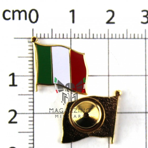 Spilla Metallo Pin Bandiera Italia (16)