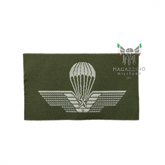 MILITARY PATCH Paratroopers Badge FOLGORE VINTAGE '80s/'90s VO/White Military (122)
