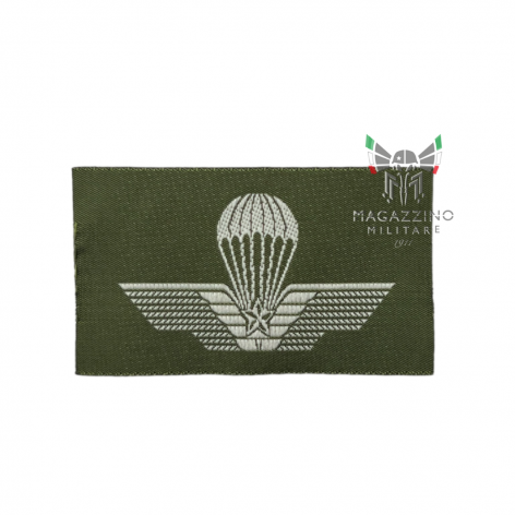 MILITARY PATCH Paratroopers Badge FOLGORE VINTAGE '80s/'90s VO/White Military (122)