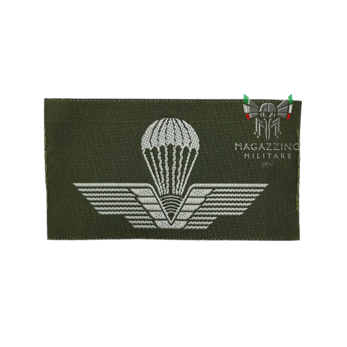 PATCH MILITARE Brevetto Paracadutisti FOLGORE VINTAGE Anni '80/'90 VO/Bianco Civile (124)