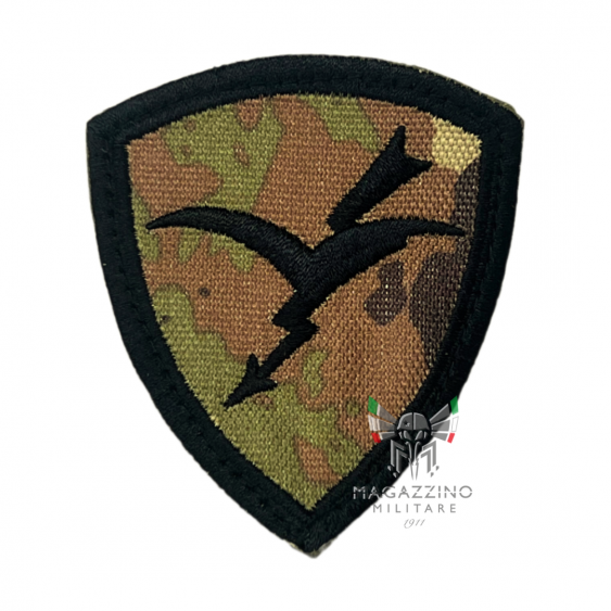 Embroidered Low-Visibility Shoulder Badge Folgore Paratrooper Brigade Vegetated (144)