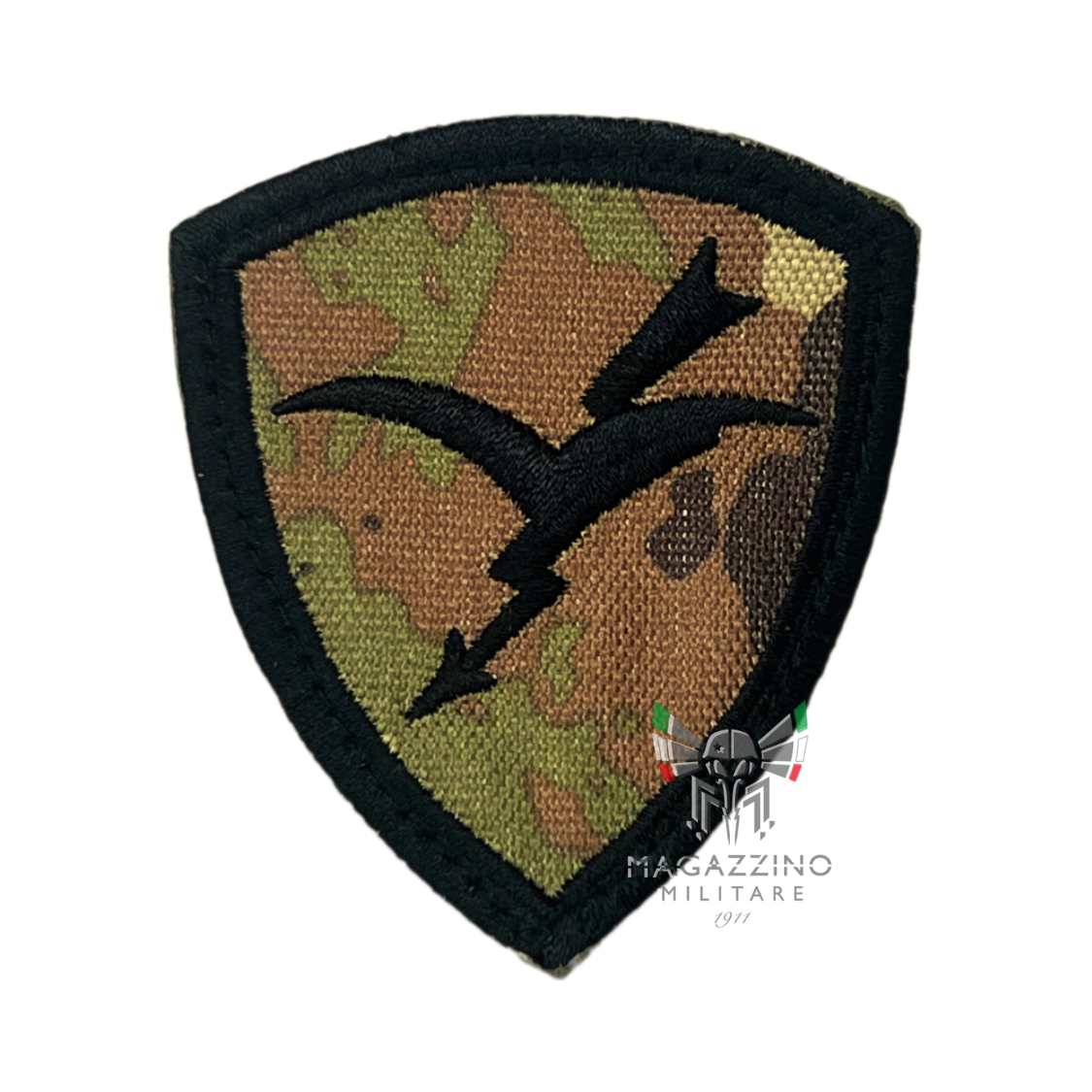 Embroidered Low-Visibility Shoulder Badge Folgore Paratrooper Brigade Vegetated (144)