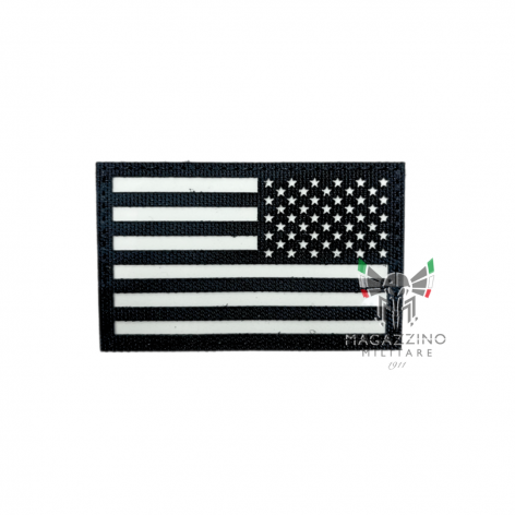 Velcro patch with USA flag in IR (infrared) version, perfect for tactical use.