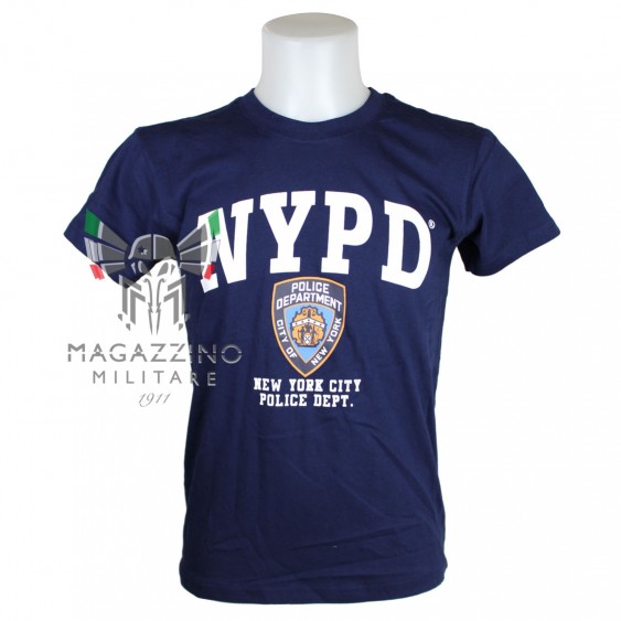 Maglietta T Shirt ORIGINALE NYPD Polizia New York City Police Dept Vintage