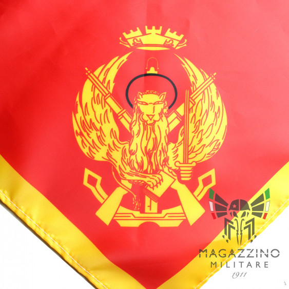 Foulard Battaglione San Marco Lagunari Serenissima BSM dettaglio stemma