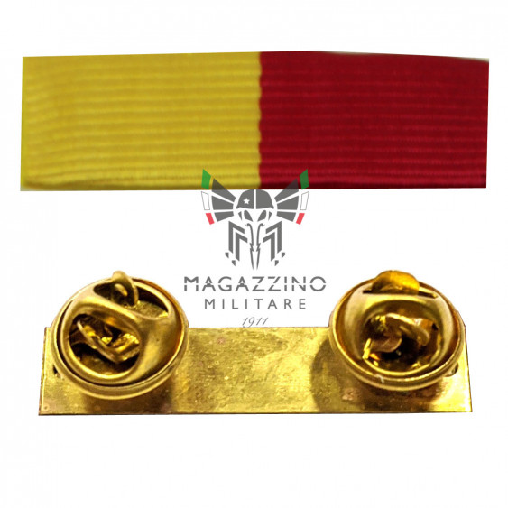 Fabric ribbon Roman Republic 1849 Palermo Trapani Lodi medalion