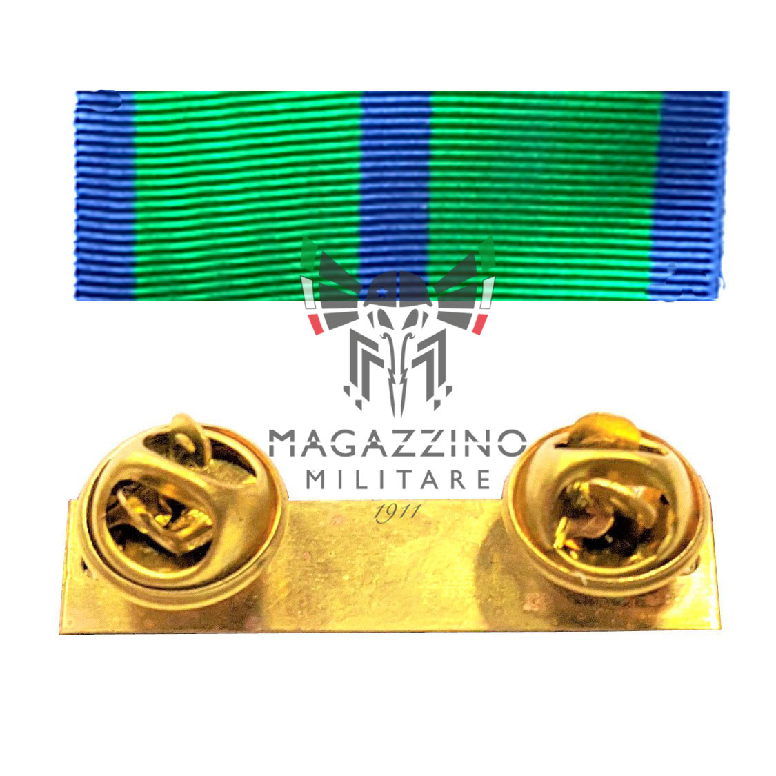 Fabric ribbon Local Police Lombardia Region longevity medalion