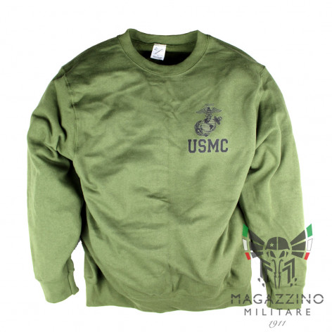 U.S. Army USMC Marines swetshirt OD olive