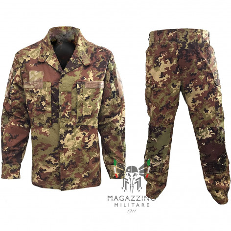 Completo divisa vegetata giacca e pantalone SOLDATO FUTURO