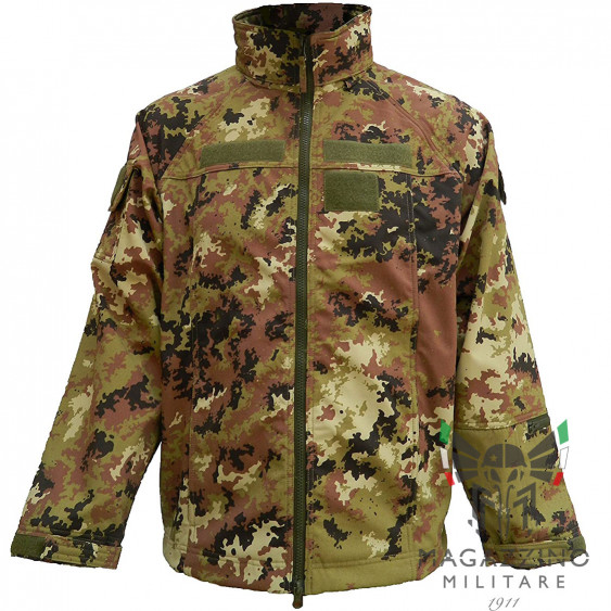 Giacca termica Sotto parka cappuccio scomparsa Softshell Inner Jacket Vegetato