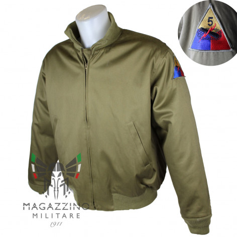 Giubbotto Carrista Bomber US con patch