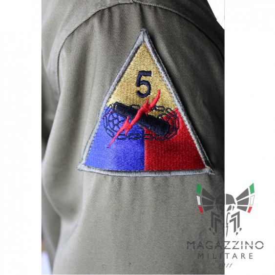 Giubbotto Carrista Bomber US dettaglio patch
