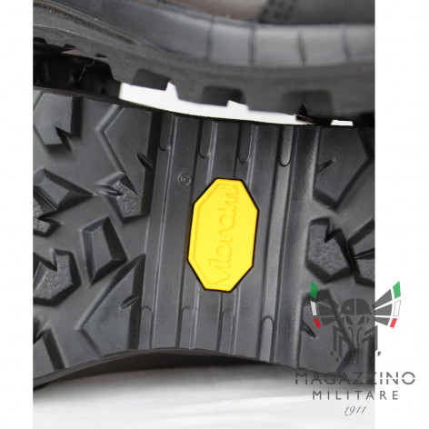 Anfibi militari Crispi Leopard Marroni testa moro Vibram suola