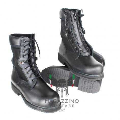Anfibi pelle on sale nera