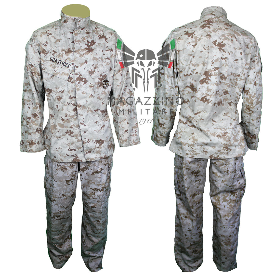 DIVISA ORIGINALE ESERCITO AMERICANO US ARMY USMC MARPAT DESERT ACU ORIGINALE MADE IN USA
