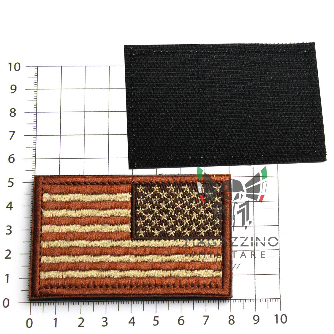 Arm Patch USA flag Emboidered 8.2x5.2cm DESERT REVERSE Arm Patch USA flag Emboidered 8.2x5.2cm DESERT REVERSE