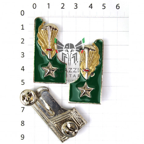 ENAMELLED METAL INSIGNIA FOR jacket BRIGADE PARATROOPERS FOLGORE
