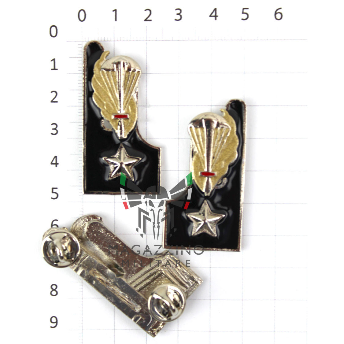 ENAMELLED INSIGNIA jacket PARATROOPERS 9° Col Moschin