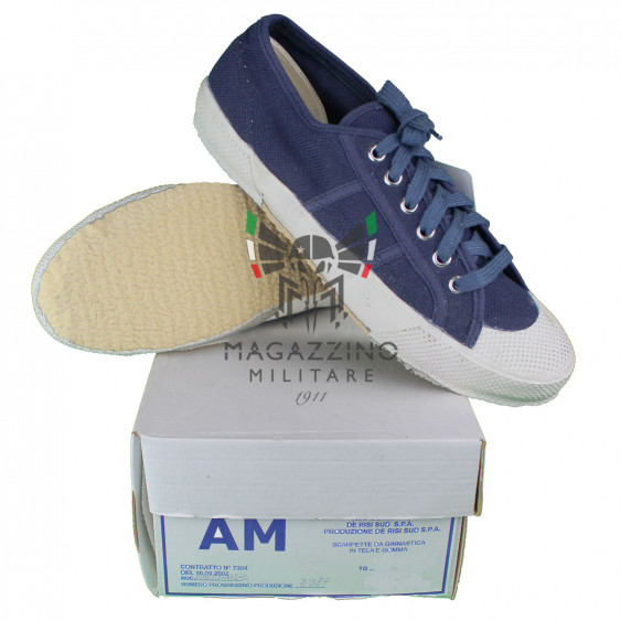 Shoes type Superga Sneakers Gymnastics BLUE Original Air Force Navy