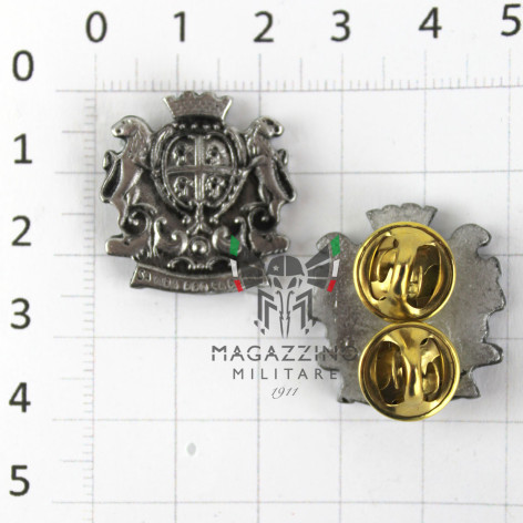 152 ° SASSARI old silver metal 2pin brooch badge